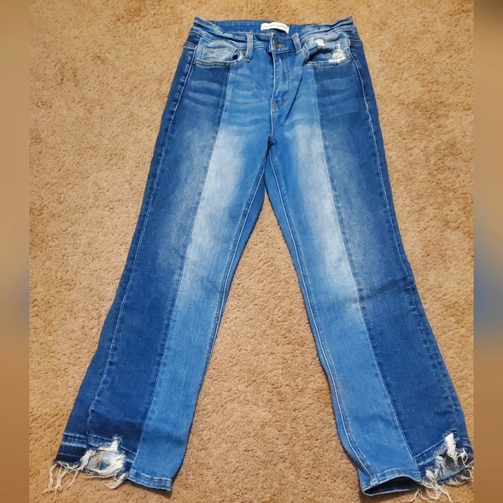 Flying Monkey High Rise Straight Leg Jeans